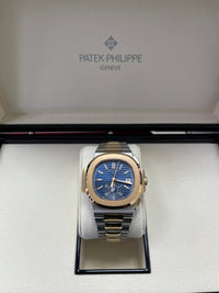 Thumbnail for Patek Philippe Nautilus 40.5mm Two Tone Blue Gradient Dial (Ref # 5980/1AR - 001) - WatchesOff5thWatch