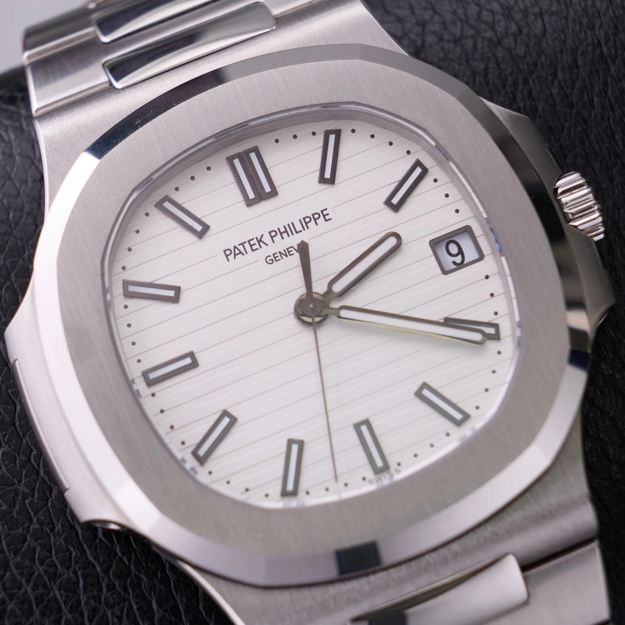 Patek Philippe Nautilus 40mm Stainless Steel White Dial (Ref 5711/1A-011) - WatchesOff5thWatch