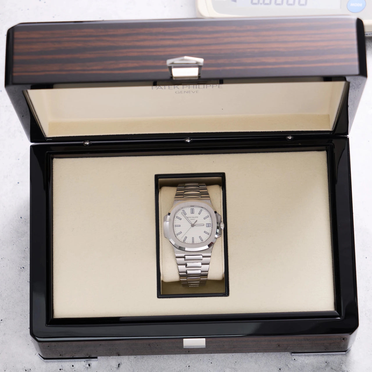 Patek Philippe Nautilus 40mm Stainless Steel White Dial (Ref 5711/1A-011) - WatchesOff5thWatch
