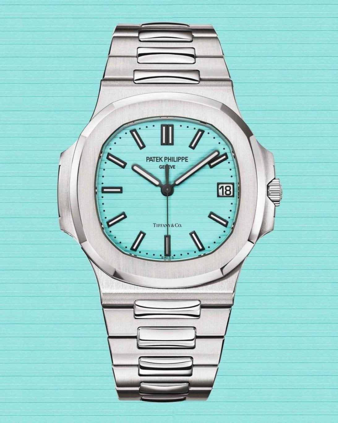 Patek Philippe Nautilus Tiffany Co Blue Dial Watch 5711 1A 018