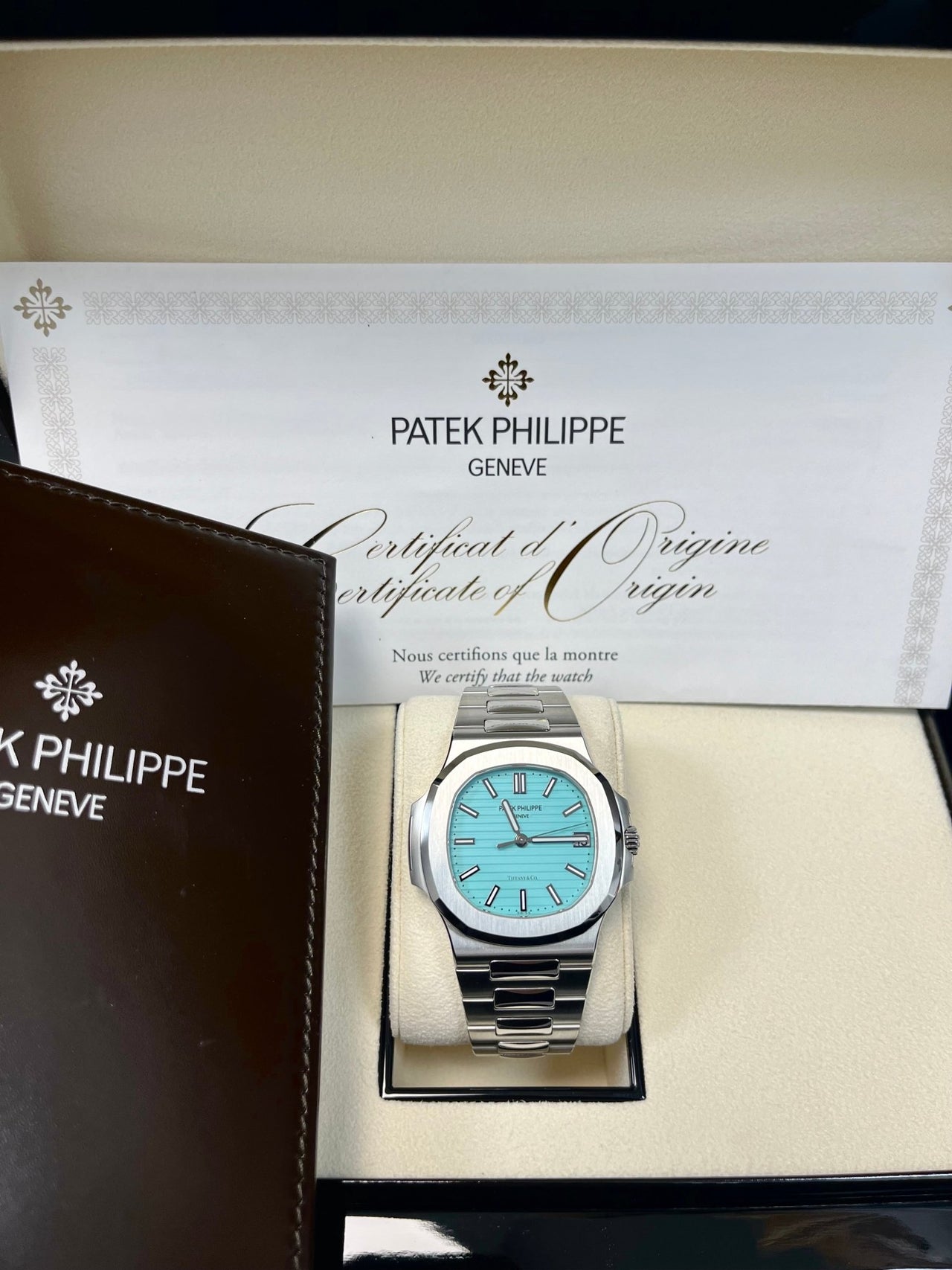 Patek Philippe Nautilus 5711/1A - 018 'Tiffany & Co.' Blue Dial - WatchesOff5thWatch