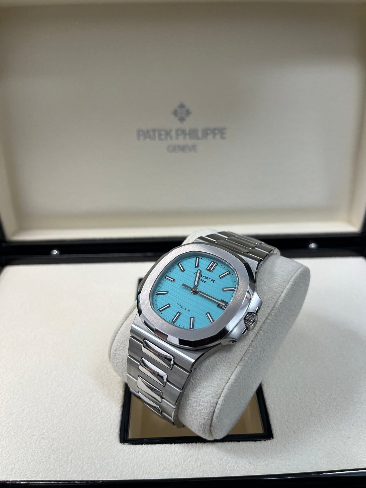 Patek Philippe Nautilus 5711/1A - 018 'Tiffany & Co.' Blue Dial - WatchesOff5thWatch