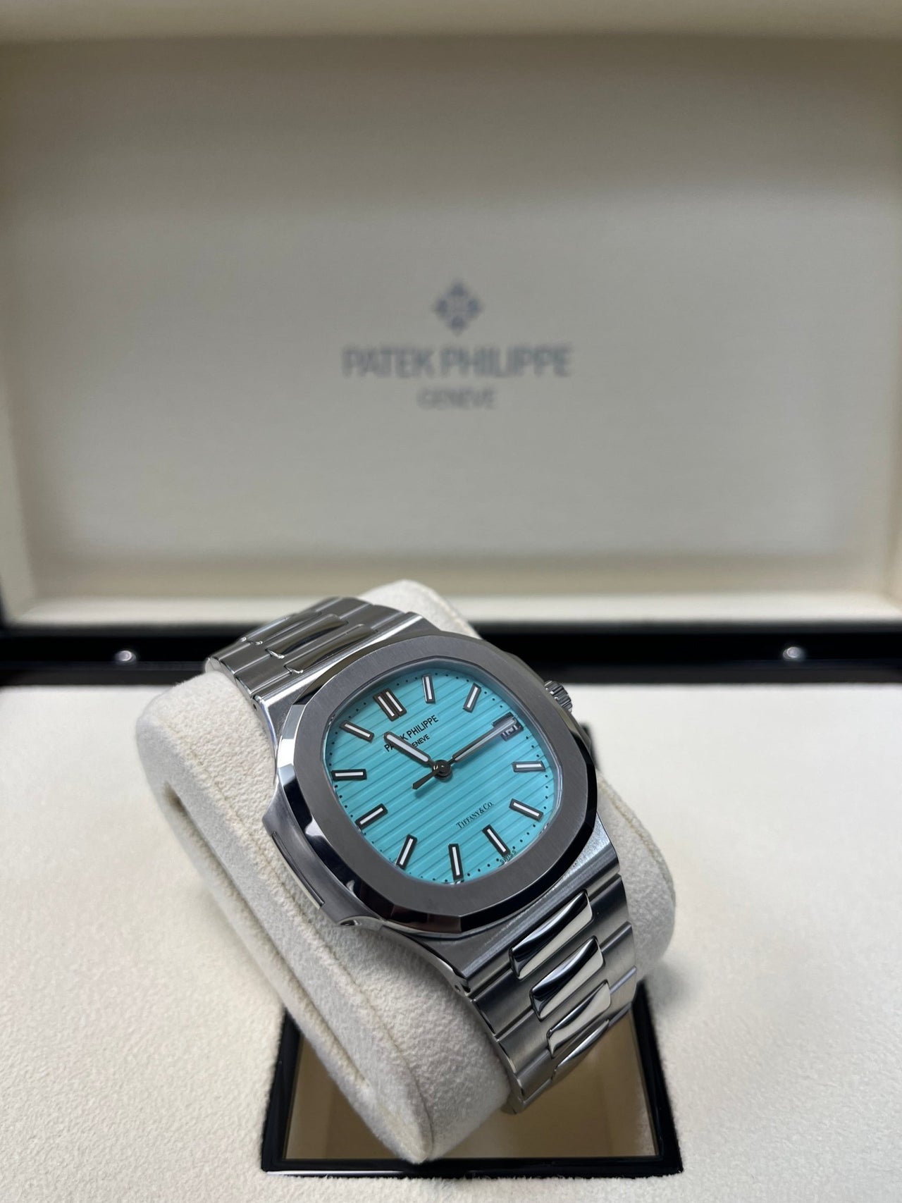 Patek Philippe Nautilus 5711/1A - 018 'Tiffany & Co.' Blue Dial - WatchesOff5thWatch