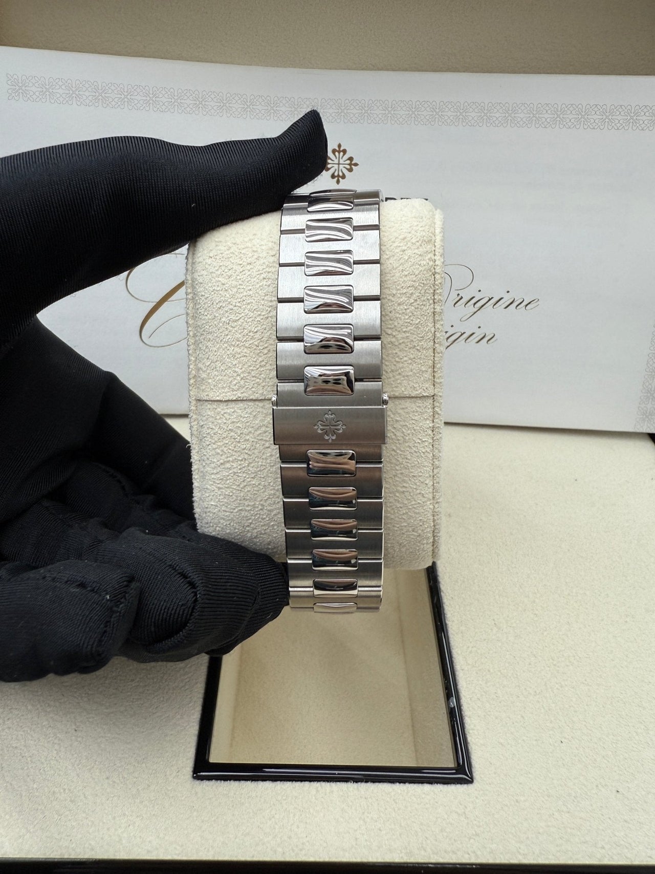 Patek Philippe Nautilus Annual Calendar Stainless Steel with Blue Dial/ Moon Phase (Ref5726/1A - 014) - WatchesOff5thWatch