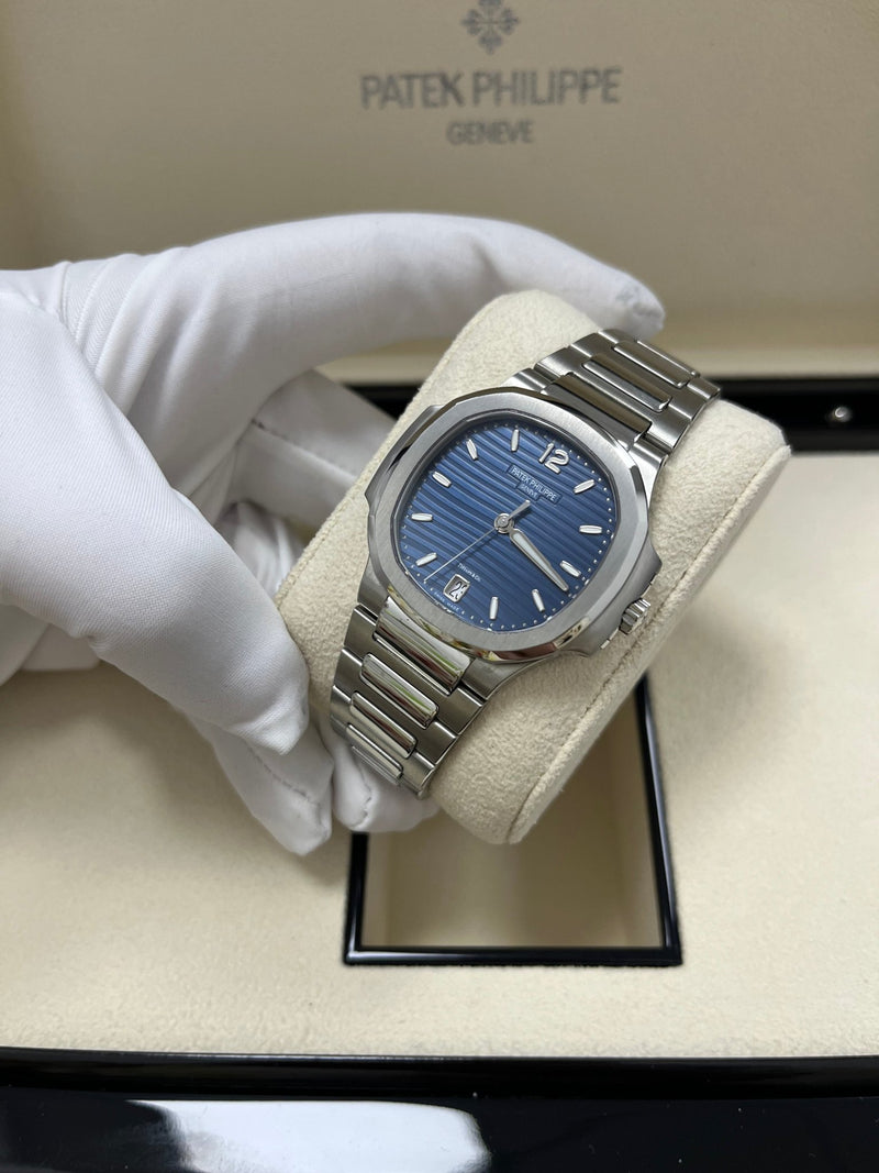 Patek Philippe Nautilus Blue Dial Tiffany Papers 7118/1a-001 - WatchesOff5th