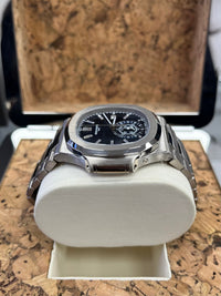 Thumbnail for Patek Philippe Nautilus Chronograph White Gold Blue Dial 44mm Reference # 5976 - WatchesOff5thWatch