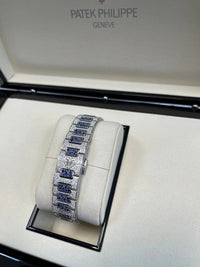 Thumbnail for Patek Philippe Nautilus Haute Joaillerie White Gold Diamond & Sapphire 7118/1451G - 001 - WatchesOff5thWatch