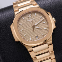 Thumbnail for Patek Philippe Nautilus Ladies Automatic - 35.2 mm - Rose Gold - Golden Brown Opaline Dial 7118/1R-010 - WatchesOff5thWatch