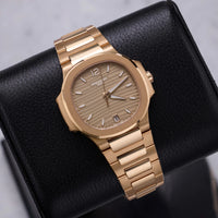 Thumbnail for Patek Philippe Nautilus Ladies Automatic - 35.2 mm - Rose Gold - Golden Brown Opaline Dial 7118/1R-010 - WatchesOff5thWatch