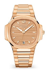 Thumbnail for Patek Philippe Nautilus Ladies Automatic - 35.2 mm - Rose Gold - Golden Brown Opaline Dial 7118/1R - 010 - WatchesOff5thWatch