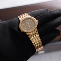 Thumbnail for Patek Philippe Nautilus Ladies Automatic - 35.2 mm - Rose Gold - Golden Brown Opaline Dial 7118/1R-010 - WatchesOff5thWatch