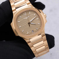Thumbnail for Patek Philippe Nautilus Ladies Automatic - 35.2 mm - Rose Gold - Golden Brown Opaline Dial 7118/1R-010 - WatchesOff5thWatch
