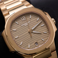 Thumbnail for Patek Philippe Nautilus Ladies Automatic - 35.2 mm - Rose Gold - Golden Brown Opaline Dial 7118/1R-010 - WatchesOff5thWatch
