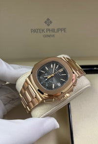 Thumbnail for Patek Philippe Nautilus Rose Gold/ Black Gradient Dial (Ref#5980/1R - 001) - WatchesOff5thWatch