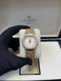 Thumbnail for Patek Philippe Nautilus Rose Gold Nautilus Quartz 32mm 7010R - 011 - WatchesOff5th