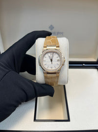 Thumbnail for Patek Philippe Nautilus Rose Gold Nautilus Quartz 32mm 7010R - 011 - WatchesOff5th