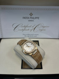 Thumbnail for Patek Philippe Nautilus Rose Gold Nautilus Quartz 32mm 7010R - 011 - WatchesOff5th