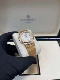 Thumbnail for Patek Philippe Nautilus Rose Gold Nautilus Quartz 32mm 7010R - 011 - WatchesOff5th
