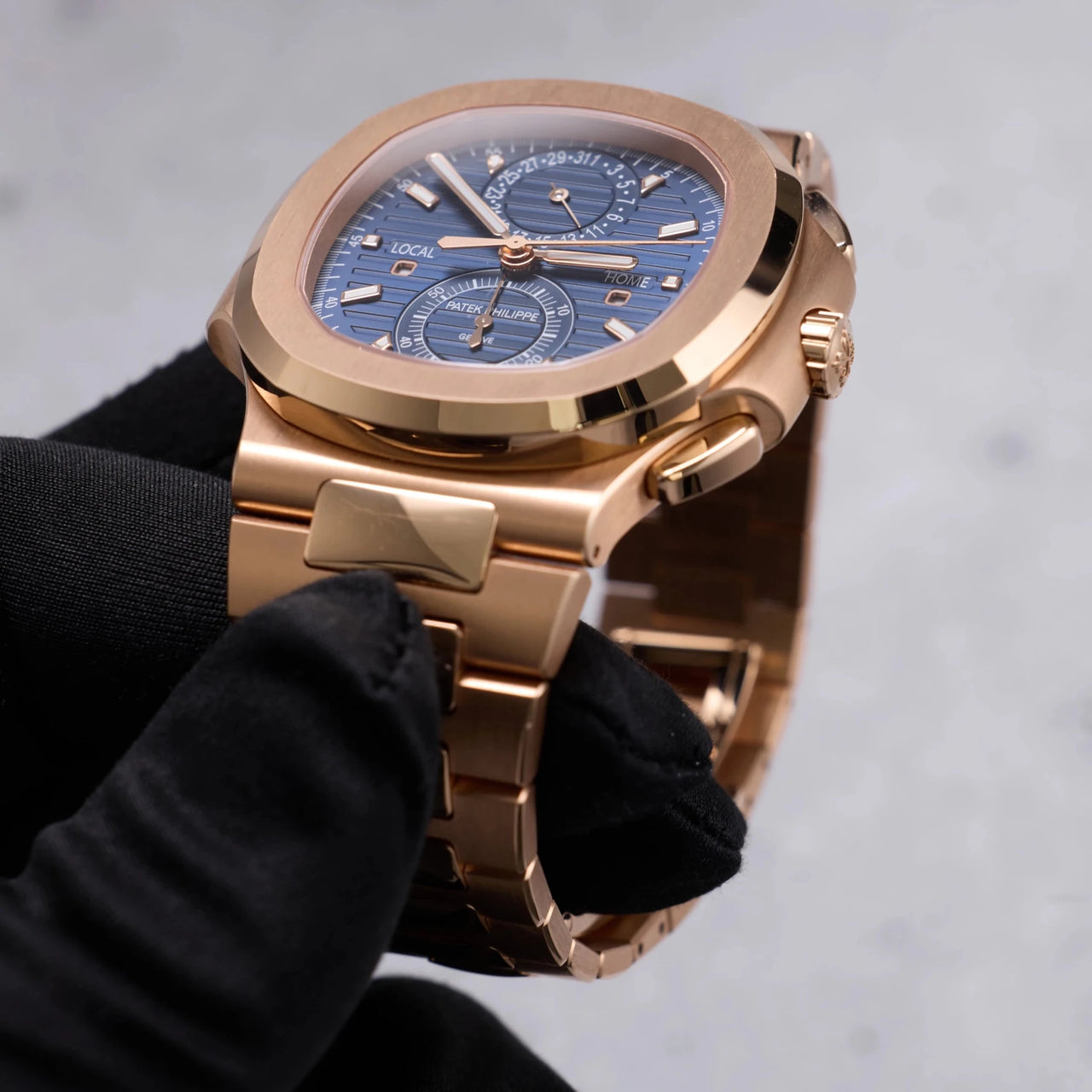 Patek Philippe Nautilus Travel Time Chronograph (Ref 5990/1R-001) - WatchesOff5thWatch