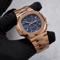 Thumbnail for Patek Philippe Nautilus Travel Time Chronograph (Ref 5990/1R-001) - WatchesOff5thWatch