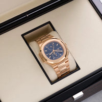 Thumbnail for Patek Philippe Nautilus Travel Time Chronograph (Ref 5990/1R-001) - WatchesOff5thWatch