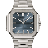 Thumbnail for Patek Philippe New 2025 Release White Gold Cubitus 7128/1G Sunburst Blue - Gray Dial - WatchesOff5thWatch