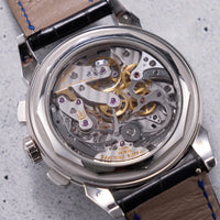 Thumbnail for Patek Philippe Perpetual Calendar Chronograph Grand Complications Perpetual Calendar Chrono Platinum Baguette Blue Sapphires 5271/11P - WatchesOff5thWatch