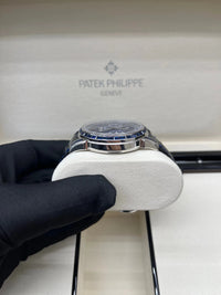 Thumbnail for Patek Philippe Perpetual Calendar Chronograph Grand Complications Perpetual Calendar Chrono Platinum Baguette Blue Sapphires 5271/11P - WatchesOff5thWatch