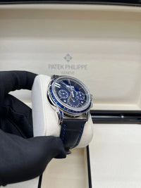 Thumbnail for Patek Philippe Perpetual Calendar Chronograph Grand Complications Perpetual Calendar Chrono Platinum Baguette Blue Sapphires 5271/11P - WatchesOff5thWatch