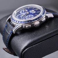 Thumbnail for Patek Philippe Perpetual Calendar Chronograph Grand Complications Perpetual Calendar Chrono Platinum Baguette Blue Sapphires 5271/11P - WatchesOff5thWatch