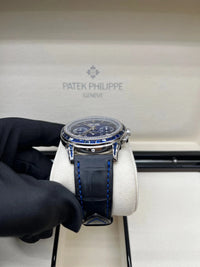 Thumbnail for Patek Philippe Perpetual Calendar Chronograph Grand Complications Perpetual Calendar Chrono Platinum Baguette Blue Sapphires 5271/11P - WatchesOff5thWatch