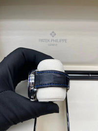 Thumbnail for Patek Philippe Perpetual Calendar Chronograph Grand Complications Perpetual Calendar Chrono Platinum Baguette Blue Sapphires 5271/11P - WatchesOff5thWatch