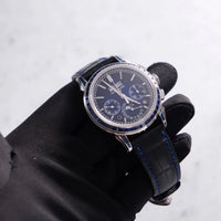 Thumbnail for Patek Philippe Perpetual Calendar Chronograph Grand Complications Perpetual Calendar Chrono Platinum Baguette Blue Sapphires 5271/11P - WatchesOff5thWatch