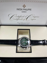 Thumbnail for Patek Philippe Perpetual Calendar Chronograph Grand Complications Platinum Green Dial 5270P-0014 - WatchesOff5thWatch