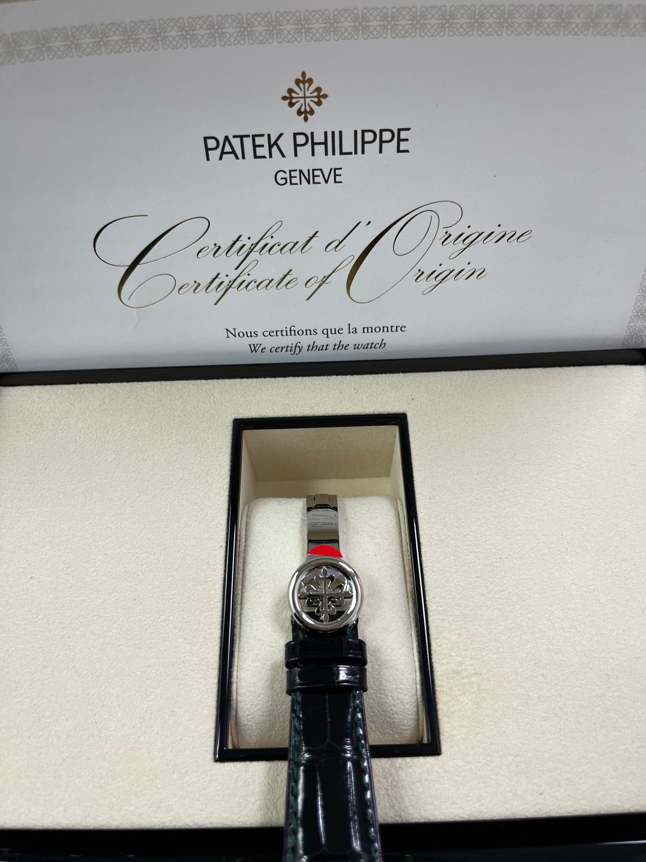 Patek Philippe Perpetual Calendar Chronograph Grand Complications Platinum Green Dial 5270P-0014 - WatchesOff5thWatch