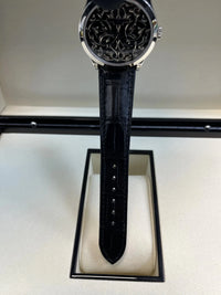 Thumbnail for Patek Philippe Selfwinding Calatrava Platinum Handengraved Black Enamel 5088/100p - 001 Calatrava - WatchesOff5thWatch