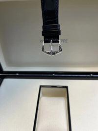 Thumbnail for Patek Philippe Selfwinding Calatrava Platinum Handengraved Black Enamel 5088/100p - 001 Calatrava - WatchesOff5thWatch