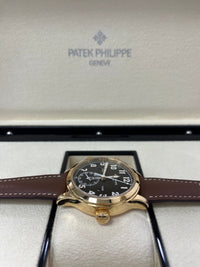 Thumbnail for Patek Philippe Travel Time 37mm Rose Gold/ Brown Sunburst Dial (Ref# 7234R - 001) - WatchesOff5thWatch