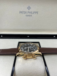 Thumbnail for Patek Philippe Travel Time 37mm Rose Gold/ Brown Sunburst Dial (Ref# 7234R - 001) - WatchesOff5thWatch