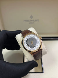 Thumbnail for Patek Philippe World Time Rose Gold Charcoal Gray Dial 5230R - 001 - WatchesOff5thWatch