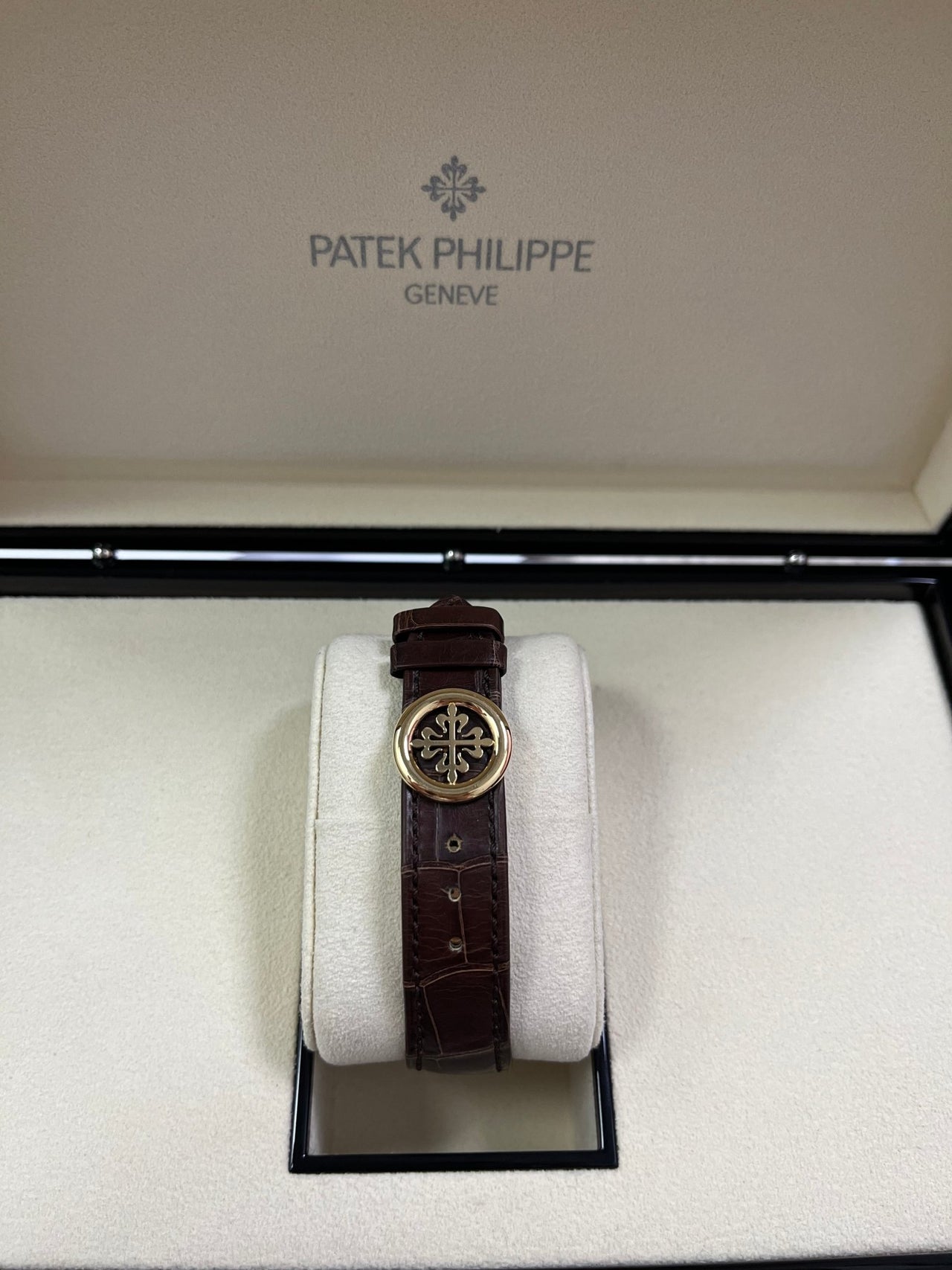 Patek Philippe World Time Rose Gold Charcoal Gray Dial 5230R - 001 - WatchesOff5thWatch