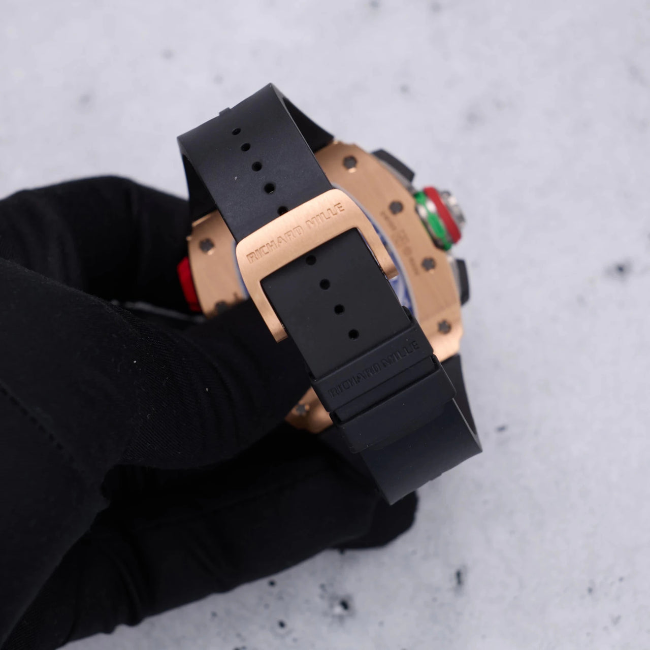 Richard Mille Chronograph Rose Gold and Carbon (Reference 65-01) - WatchesOff5thWatch