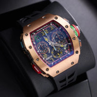 Thumbnail for Richard Mille Chronograph Rose Gold and Carbon (Reference 65-01) - WatchesOff5thWatch