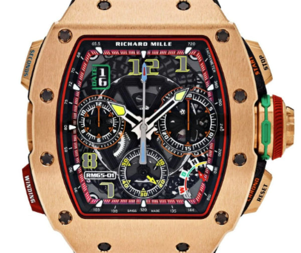 Richard Mille RM 65 - 01 Automatic Chronograph Full Rose Gold - WatchesOff5th