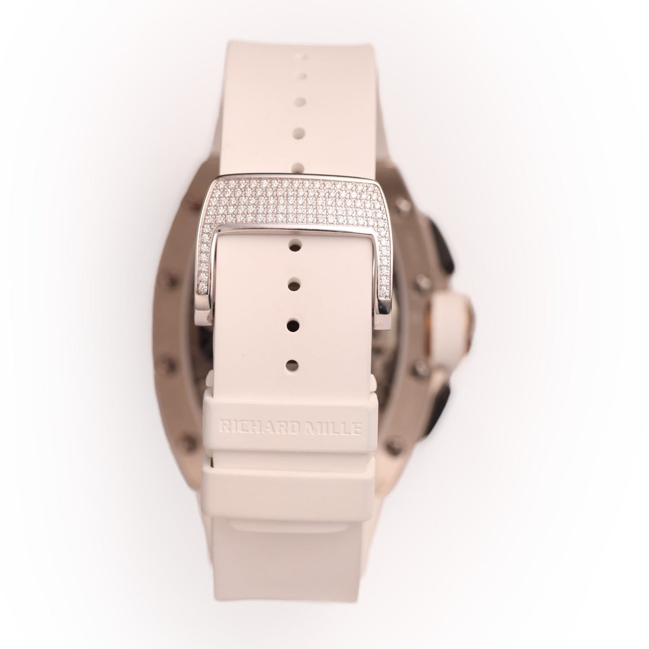 Richard Mille RM 72 - 01Automatic Winding Lifestyle Flyback Chronograph White Gold with Baguette Diamonds - WatchesOff5th