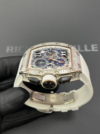 Thumbnail for Richard Mille RM 72 - 01Automatic Winding Lifestyle Flyback Chronograph White Gold with Baguette Diamonds - WatchesOff5th