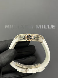 Thumbnail for Richard Mille RM 72 - 01Automatic Winding Lifestyle Flyback Chronograph White Gold with Baguette Diamonds - WatchesOff5th