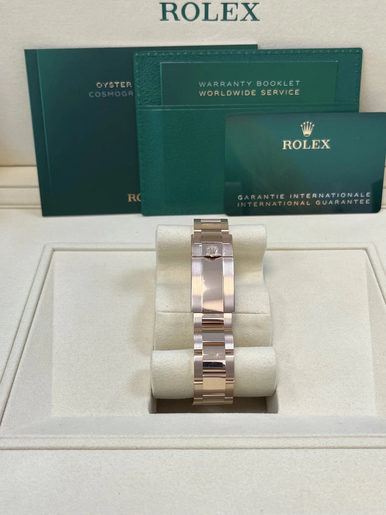Rolex 126595RBOW Rainbow New Reference Rose Gold Black Dial 2025 - WatchesOff5thWatch