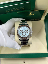 Thumbnail for Rolex 950 Platinum Cosmograph Daytona 40 Watch - Ice Blue Index Dial (Ref # 116506) - WatchesOff5thWatch