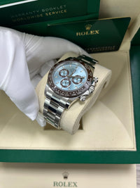 Thumbnail for Rolex 950 Platinum Cosmograph Daytona 40 Watch - Ice Blue Index Dial (Ref # 116506) - WatchesOff5thWatch